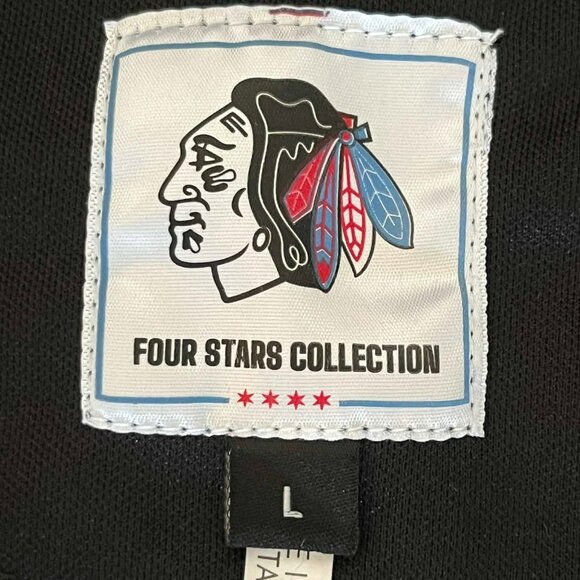 Four Stars Collection Chicago Blackhawks Men's size Large - Picture 6 of 8